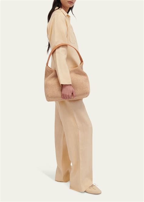 mansur gavriel raffia bag